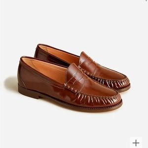 J Crew Italian leather loafers